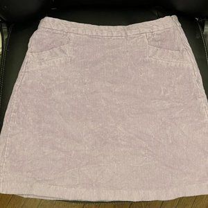 Purple Corduroy Skirt